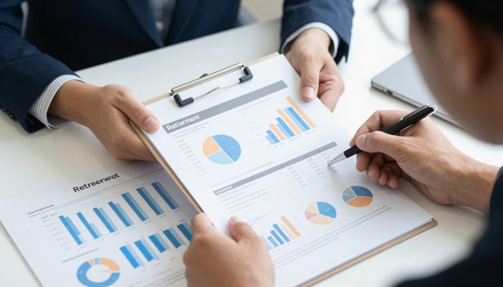 Person working with financial advisor on comprehensive financial plan